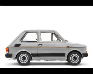 Fiat 126 Personal 4 Silver 1978 Grigio Laudoracing 1:18 Resinemodell (Türen, Motorhaube... nicht zu öffnen!)
